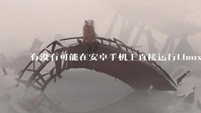 有没有可能在安卓手机上直接运行Linux？